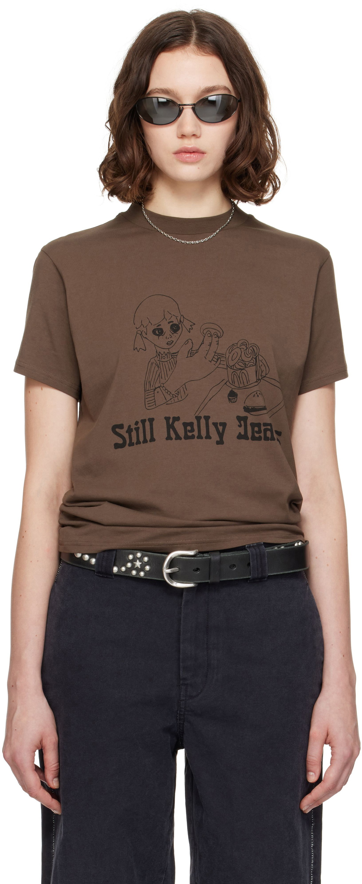 Still Kelly Brown 'SK Jeans' Baby T-shirt