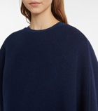 The Row Bruun wool and cashmere cape