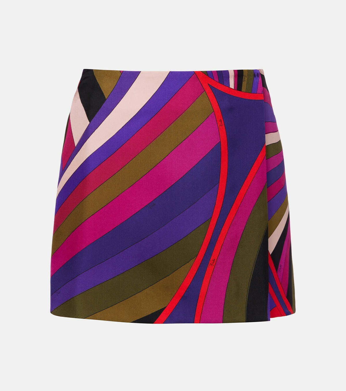 Pucci Iride silk wrap skirt
