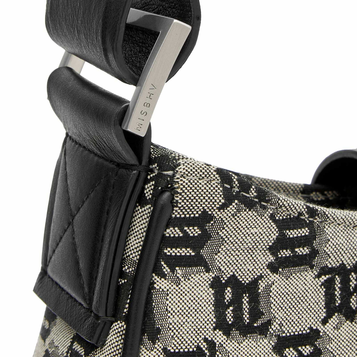 MISBHV Women's Small Jacquard Monogram Shoulder Bag in Multi MISBHV