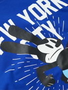 Givenchy - Disney Logo-Print Cotton-Jersey T-Shirt - Blue