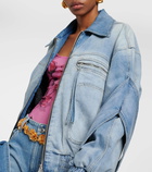 Blumarine Denim bomber jacket