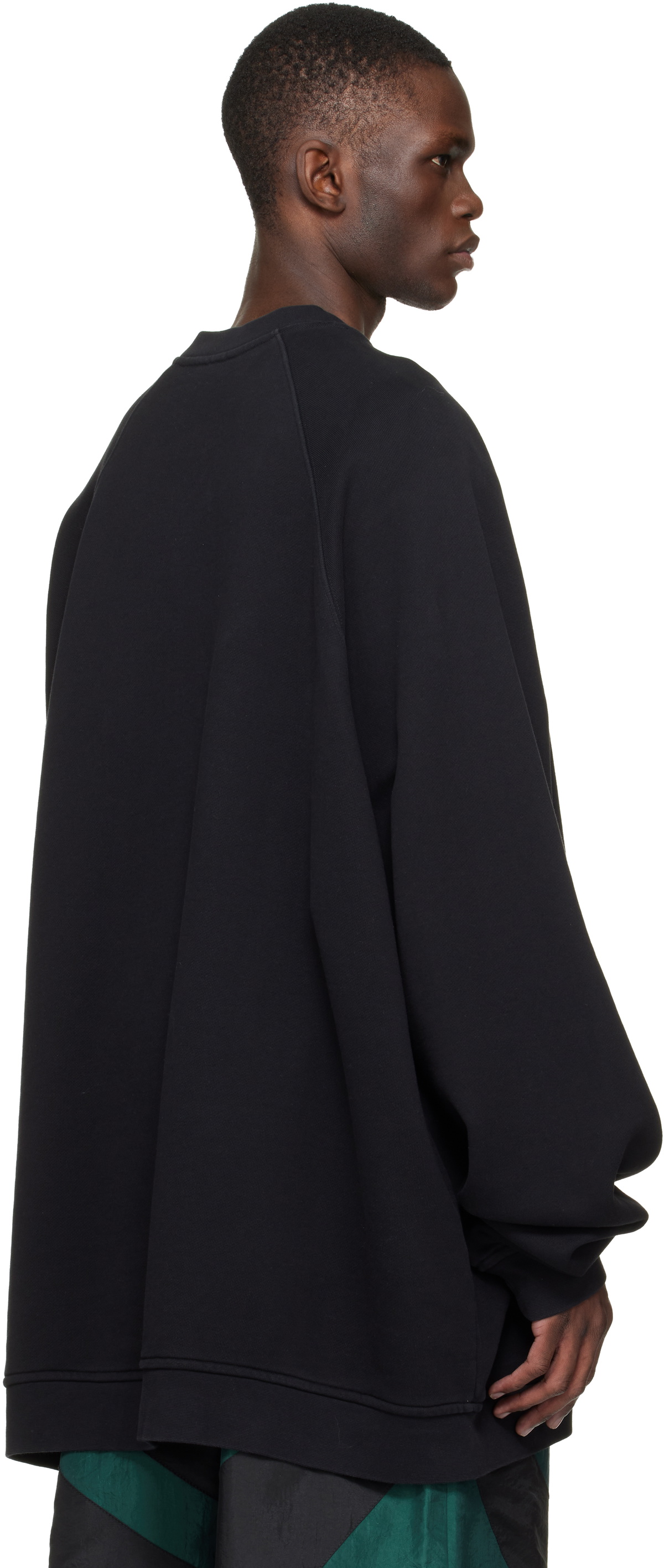 VAQUERA Black Oversized Sweatshirt