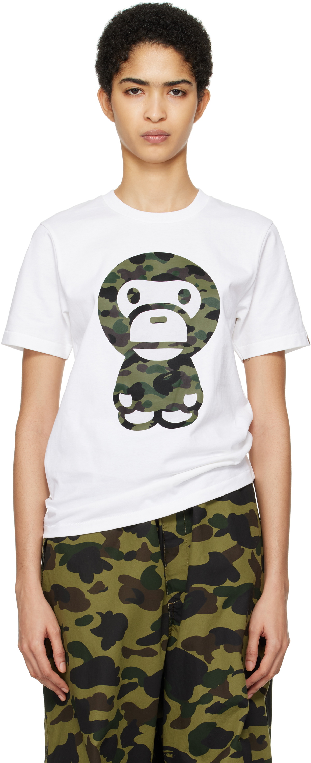 A BATHING tシャツ Tシャツ 1ST CAMO BABY MILO TEE L APE｜1ST CAMO