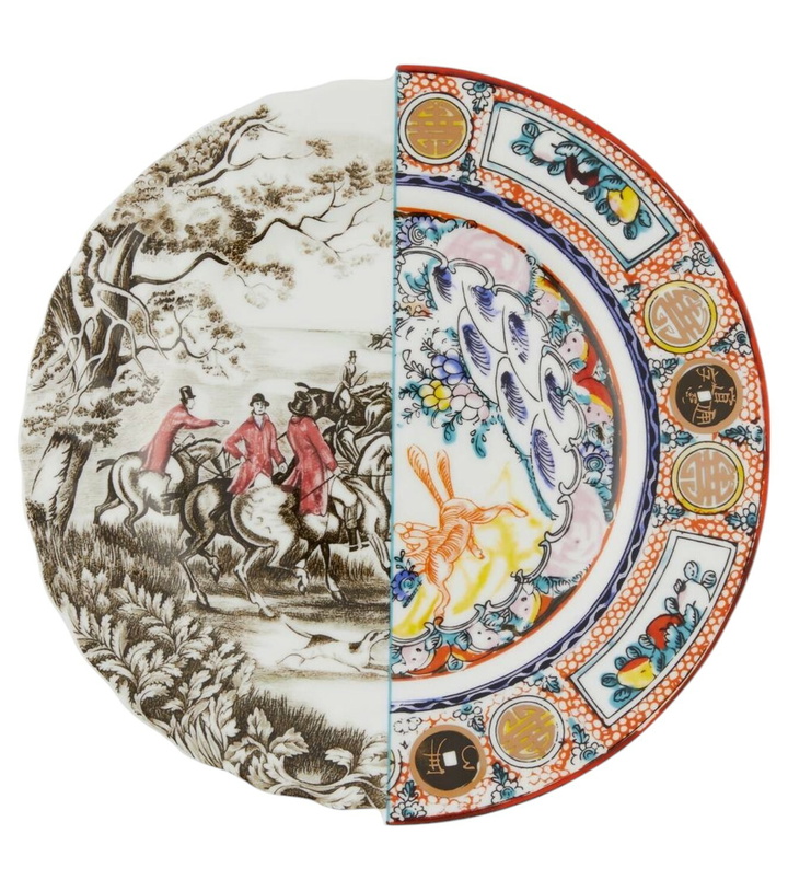 Photo: Seletti Hybrid Eusapia dinner plate