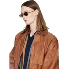 Fendi Gold 'Fendi First' Crystal Sunglasses