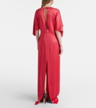 Stella McCartney Open-back satin gown
