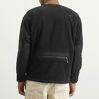 Manastash Men's Grid Fleece Crew Sweat in Black