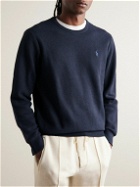 Polo Ralph Lauren - Honeycomb-Knit Cotton Sweater - Blue