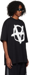 VETEMENTS Black Double Anarchy T-Shirt