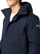 MC2 Saint Barth Man Navy Blue Hooded Parka Jacket Voyager