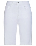 Jucca Womens Denim shorts in White