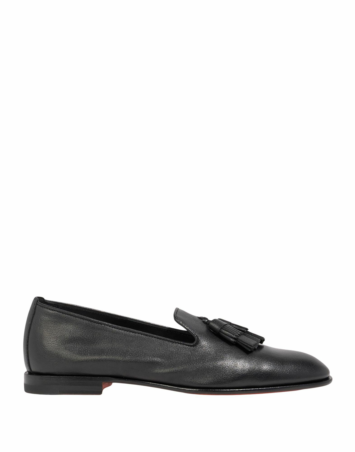 Santoni Womens Loafers in Black