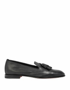 Santoni Womens Loafers in Black