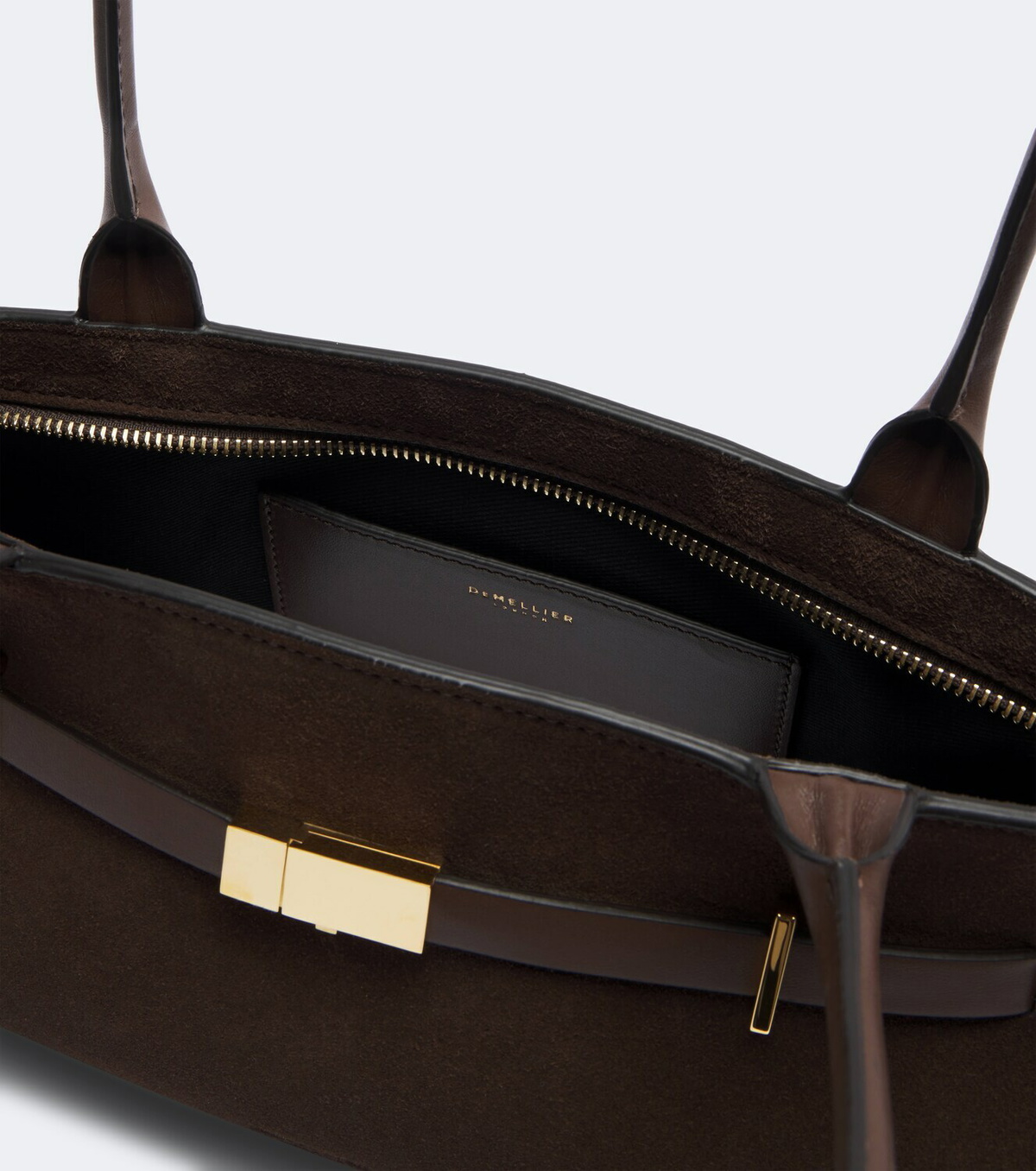 DeMellier New York suede shoulder bag