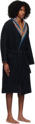 Paul Smith Black Artist Stripe Robe