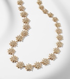 David Yurman Starburst 18kt gold necklace with diamonds