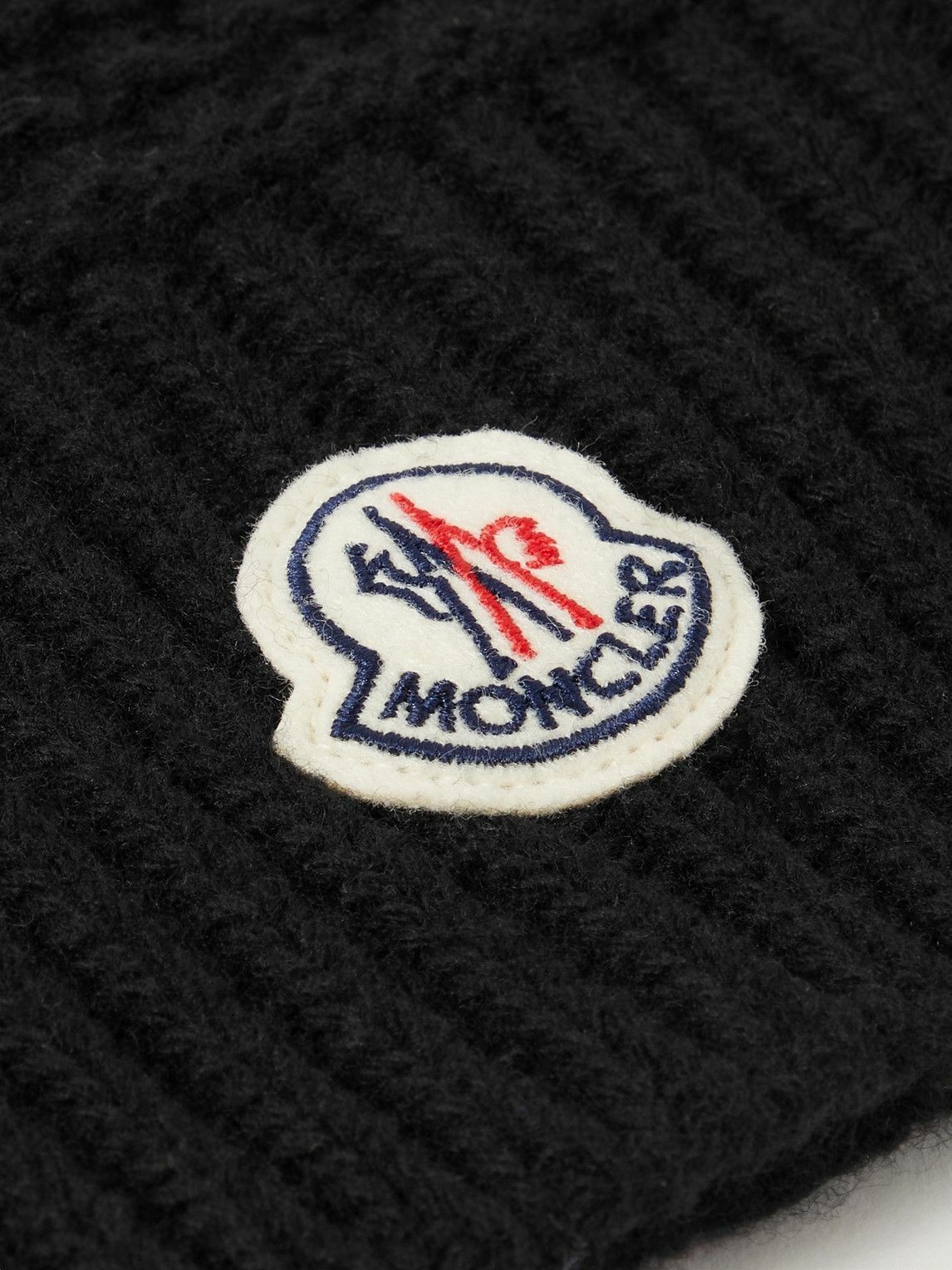 Moncler - Logo-Appliquéd Virgin Wool Balaclava Moncler