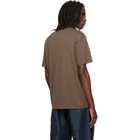LEMAIRE Brown Scoop-Neck T-shirt