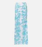 Alexandra Miro Gia printed jersey maxi skirt