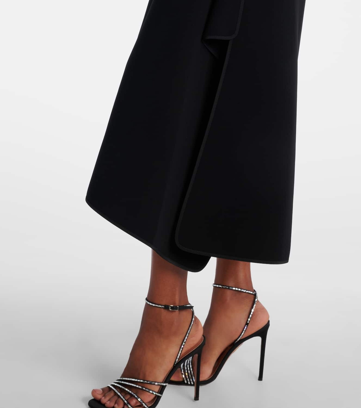 Maticevski Diadem draped asymmetric midi dress