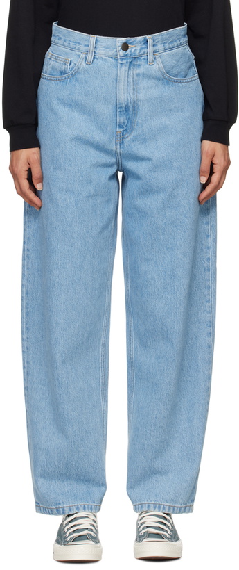Photo: Carhartt Work In Progress Blue Brandon Jeans