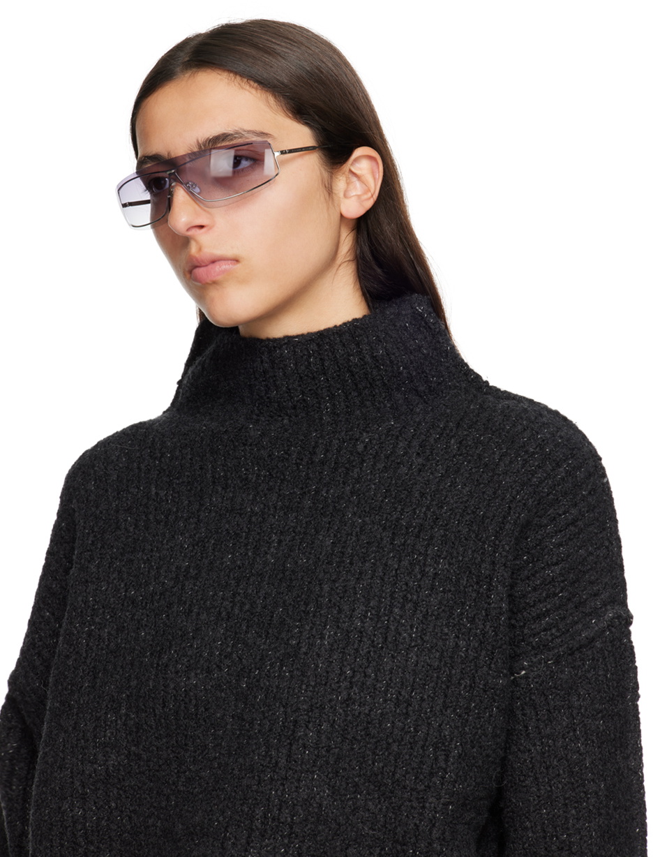 Isabel Marant Silver Show Shield Sunglasses