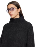 Isabel Marant Silver Show Shield Sunglasses