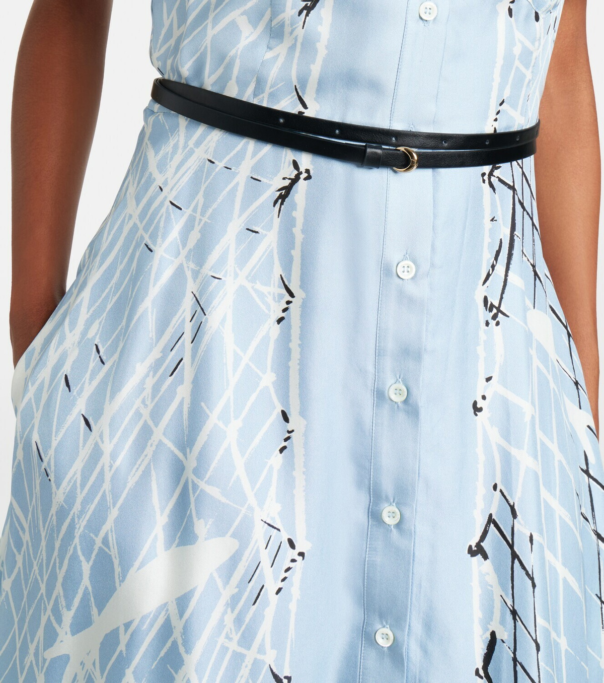 Altuzarra Kiera printed silk shirt dress