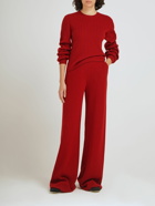 LORO PIANA - Maras Rib Knit Wide Pants