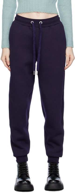 Photo: AMI Paris Navy Drawstring Lounge Pants