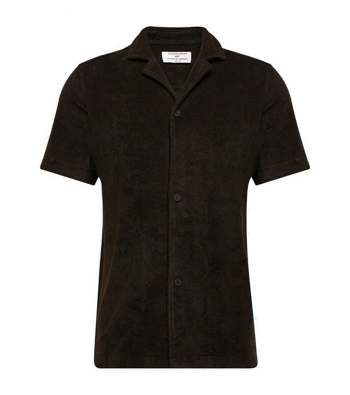 Photo: Orlebar Brown 007 Howell cotton terry shirt