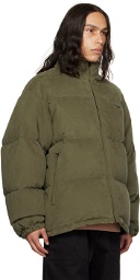 We11done Khaki Quilted Down Jacket