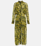 Victoria Beckham - Floral semi-sheer shirt dress