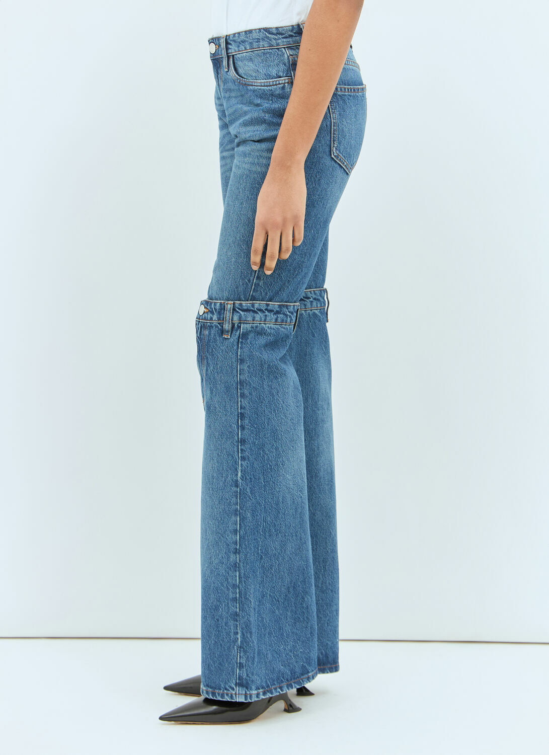 Coperni Open-Knee Jeans