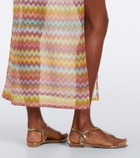 Missoni One-shoulder lamé maxi dress