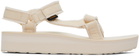 Teva Off-White Midform Universal Canvas Sandals