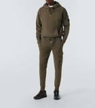 C.P. Company Lens cotton fleece cargo sweatpants