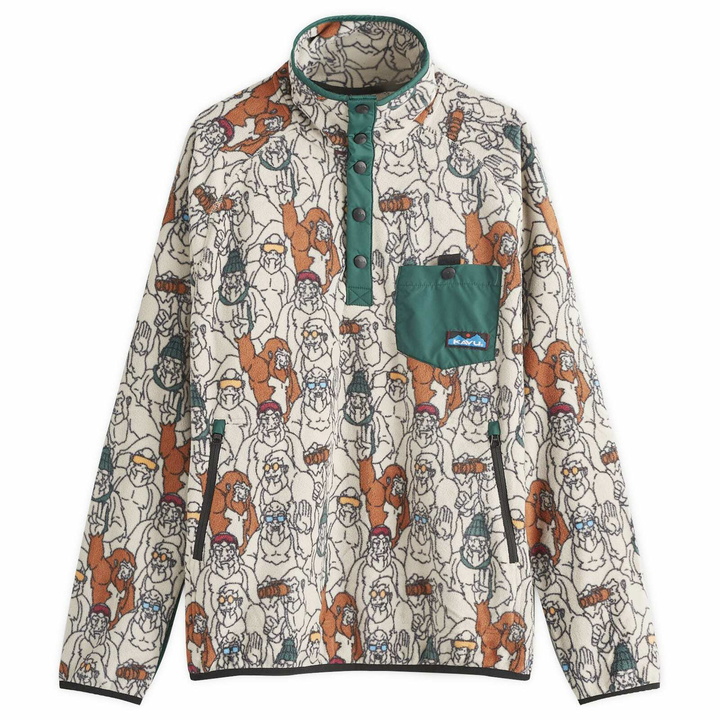 Photo: KAVU Men's Teannaway Snap Fleece in Close Up
