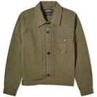 FrizmWORKS Men's British Battle Trucker Jacket in Olive