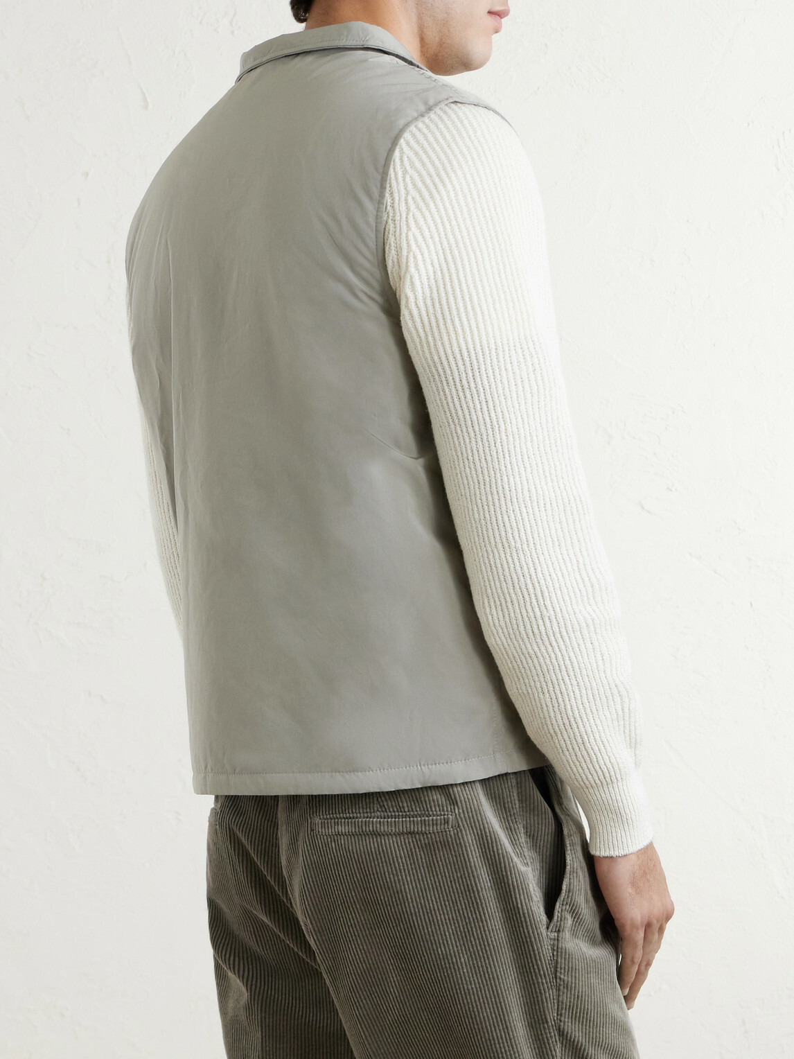 Brunello Cucinelli - Padded Shell Gilet - Gray