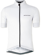 Café du Cycliste - Fleurette Polka-Dot Cycling Jersey - White