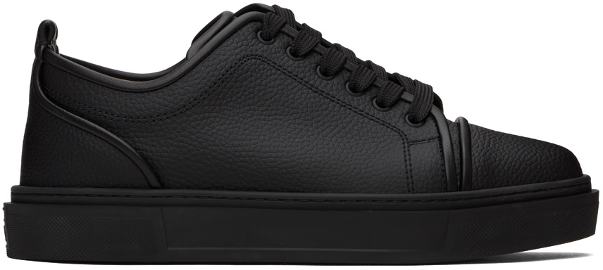 Christian Louboutin Black Adolon Junior Sneakers Christian
