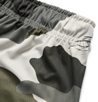 Nike Training - Wide-Leg Camouflage-Print Mesh-Backed Dri-FIT Shorts - Army green