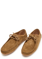 Bally Cleante Suede Loafers Tan
