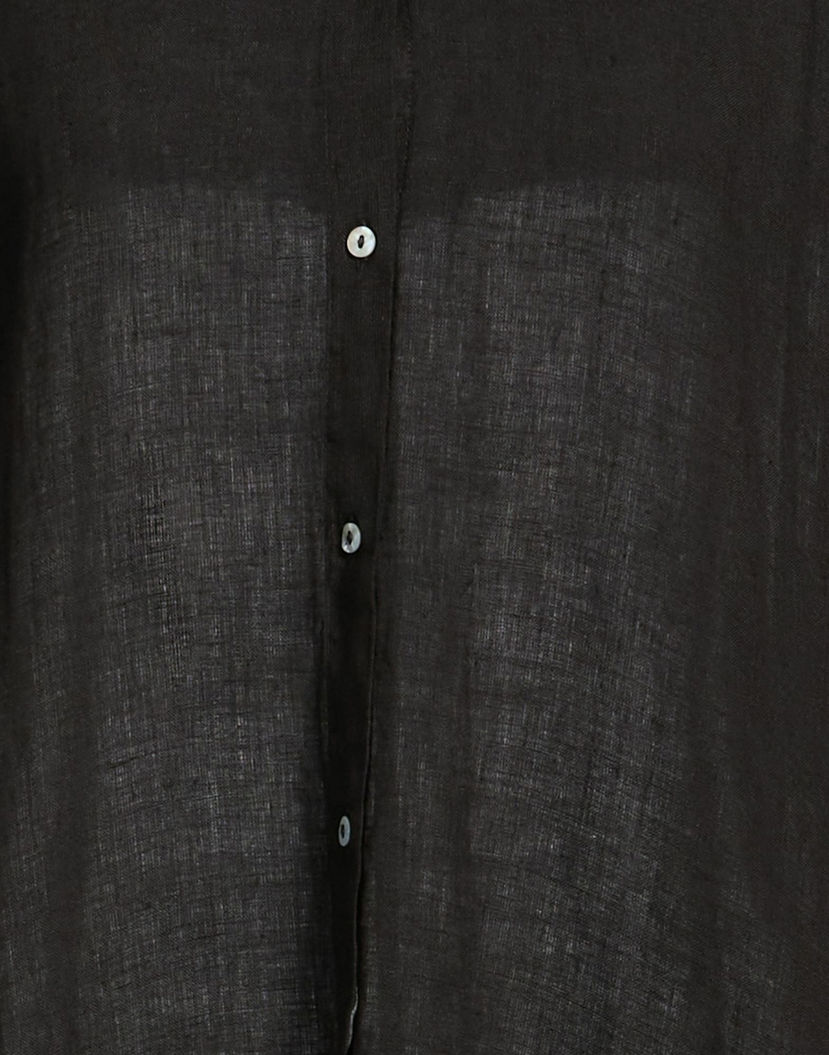 120% Lino Womens Shirt in Black