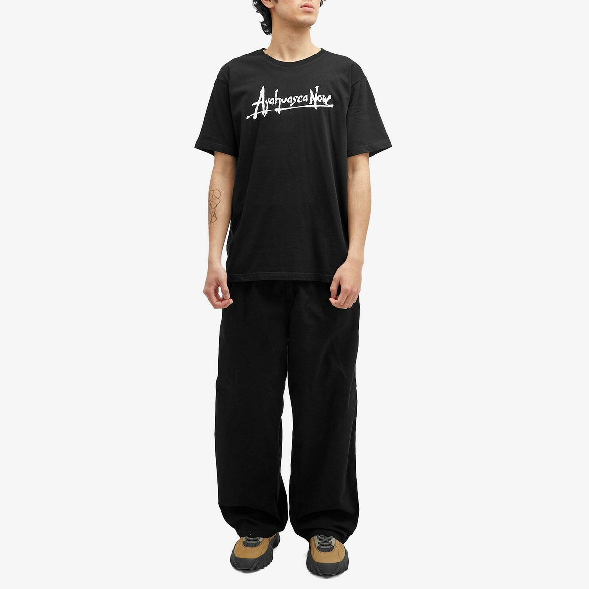 Good Morning Tapes Men's Ayahuasca Now T-Shirt in Black
