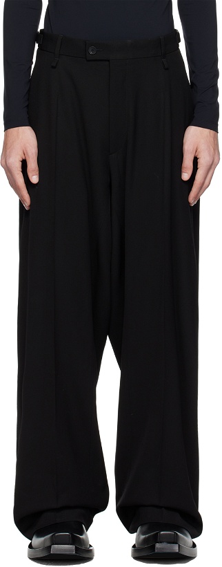 Photo: Balenciaga Black Tailored Trousers