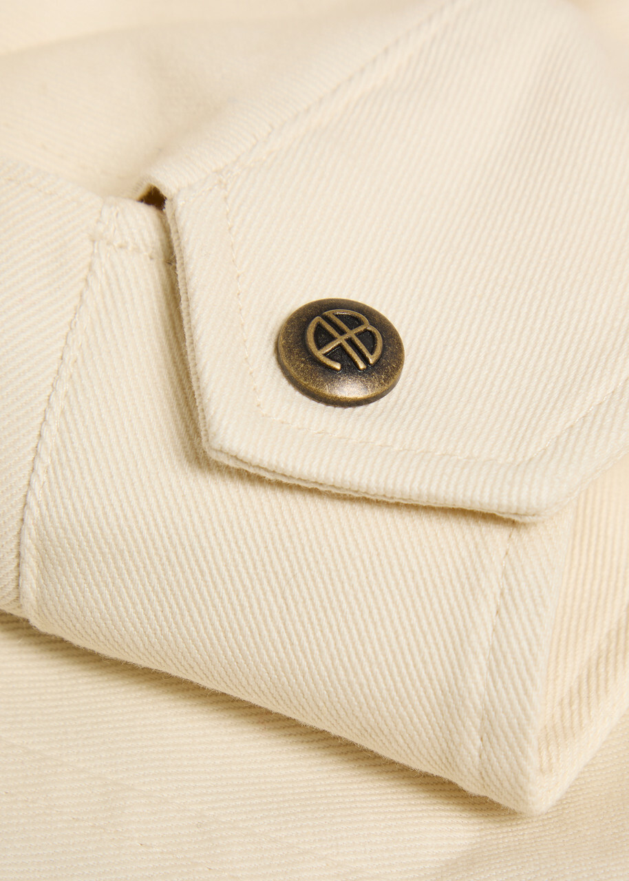 Anine Bing Holden Twill Jacket Cream