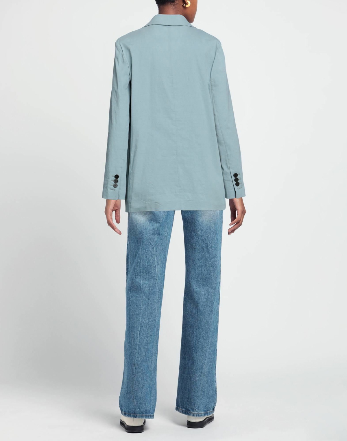 Theory Womens Blazer Sky in Blue